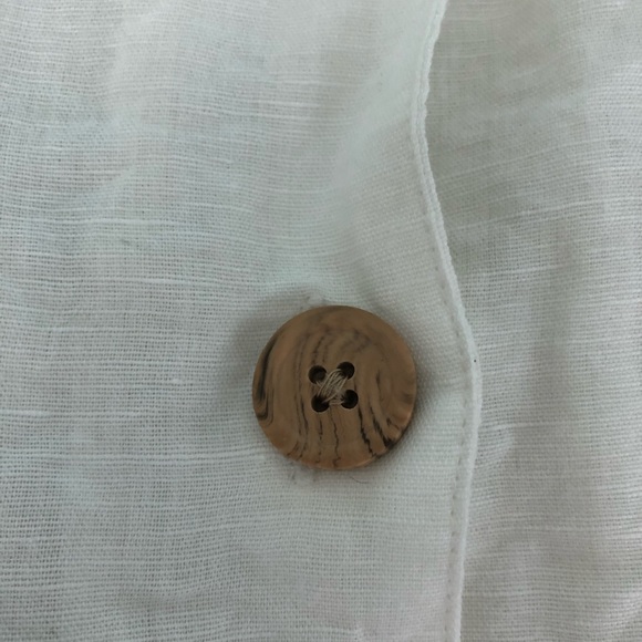 🌟SOLD🌟 Urban Outfitters Linen White Dress - Picture 3 of 4